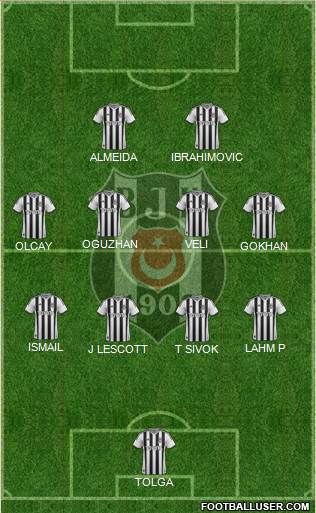 Besiktas JK Formation 2014