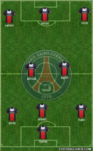 Paris Saint-Germain Formation 2014