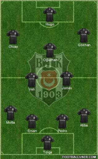 Besiktas JK Formation 2014