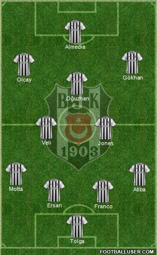 Besiktas JK Formation 2014