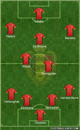 Belgium Formation 2014