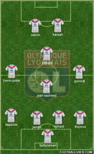 Olympique Lyonnais Formation 2014