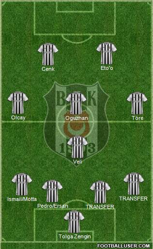 Besiktas JK Formation 2014