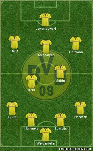 Borussia Dortmund Formation 2014