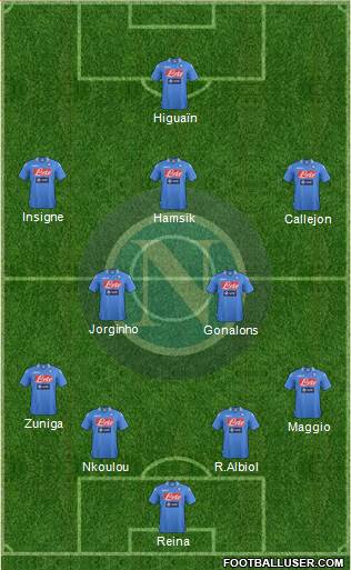 Napoli Formation 2014