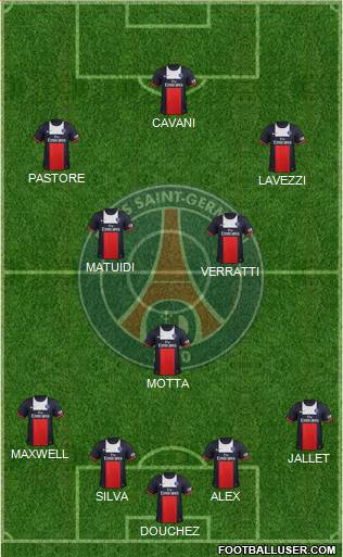 Paris Saint-Germain Formation 2014