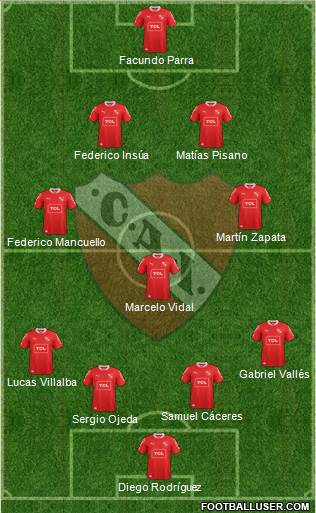 Independiente Formation 2014
