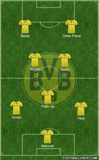 Borussia Dortmund Formation 2014
