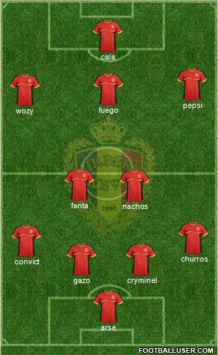 Belgium Formation 2014