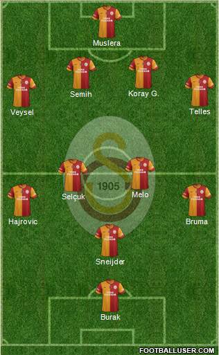 Galatasaray SK Formation 2014