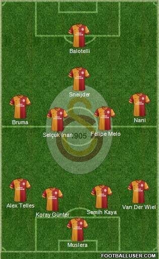 Galatasaray SK Formation 2014