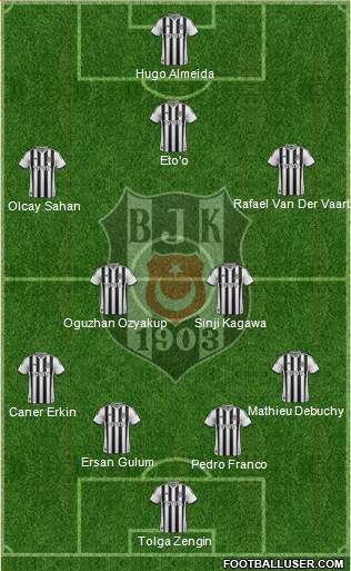 Besiktas JK Formation 2014