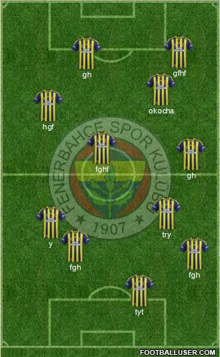 Fenerbahçe SK Formation 2014