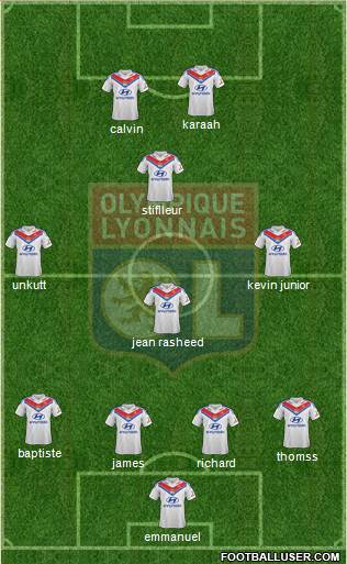 Olympique Lyonnais Formation 2014
