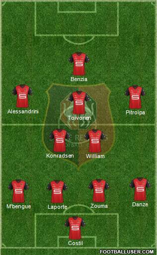 Stade Rennais Football Club Formation 2014