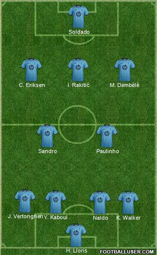 Tottenham Hotspur Formation 2014