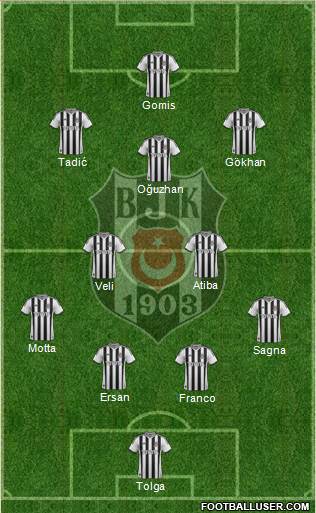 Besiktas JK Formation 2014