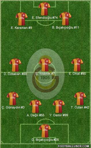 Galatasaray SK Formation 2014