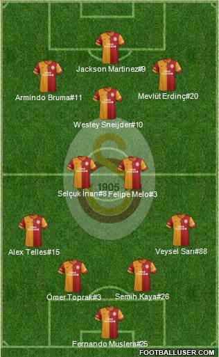 Galatasaray SK Formation 2014