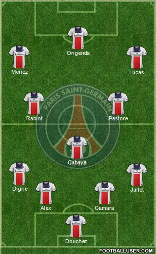Paris Saint-Germain Formation 2014