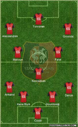 Stade Rennais Football Club Formation 2014