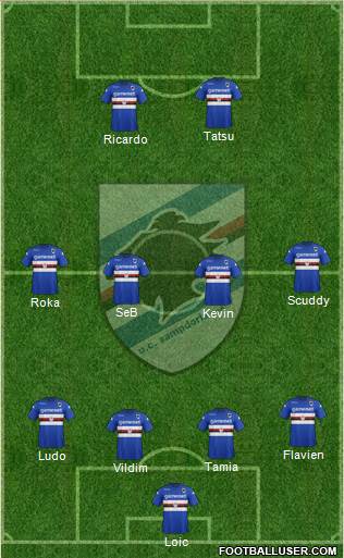 Sampdoria Formation 2014