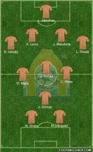 Club Inter Playa del Carmen Formation 2014