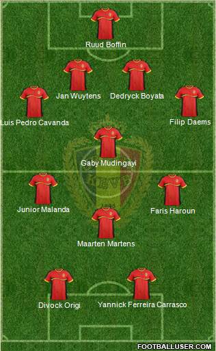 Belgium Formation 2014