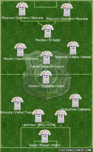 Amiens Sporting Club Football Formation 2014
