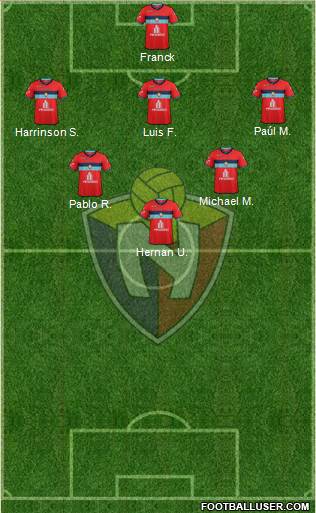 CD El Nacional Formation 2014