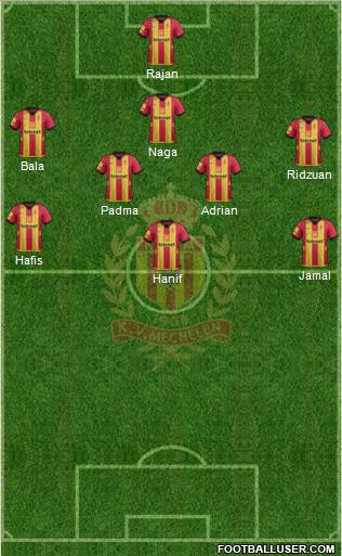 Yellow Red KV Mechelen Formation 2014