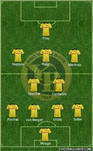 BSC Young Boys Formation 2014