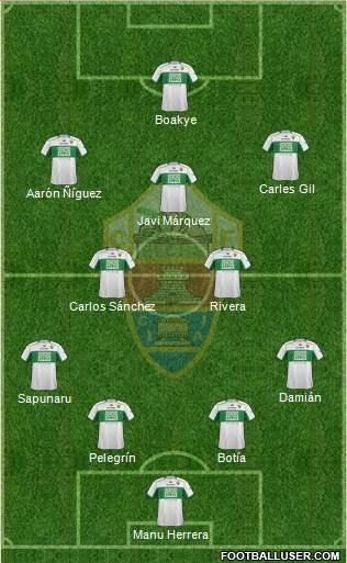 Elche C.F., S.A.D. Formation 2014