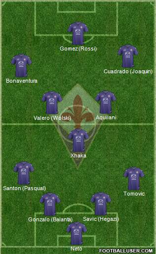 Fiorentina Formation 2014
