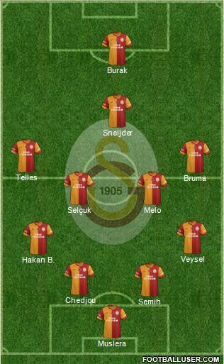 Galatasaray SK Formation 2014