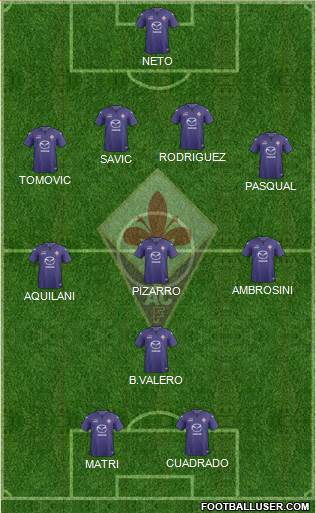 Fiorentina Formation 2014
