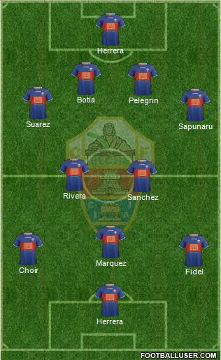 Elche C.F., S.A.D. Formation 2014