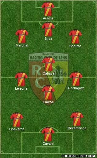 Racing Club de Lens Formation 2014
