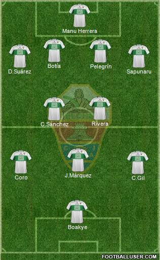 Elche C.F., S.A.D. Formation 2014
