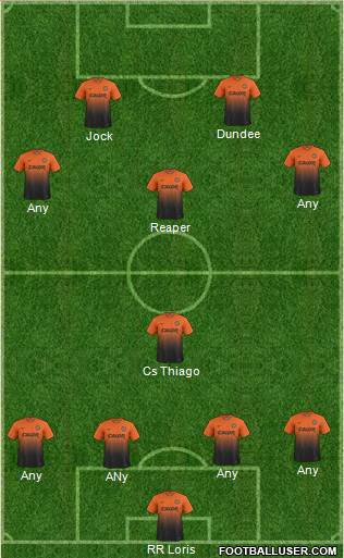 Dundee United Formation 2014