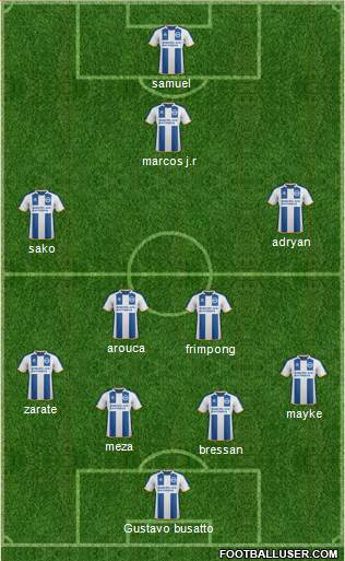 Brighton and Hove Albion Formation 2014