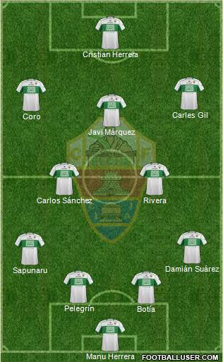 Elche C.F., S.A.D. Formation 2014