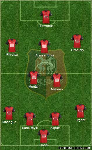 Stade Rennais Football Club Formation 2014