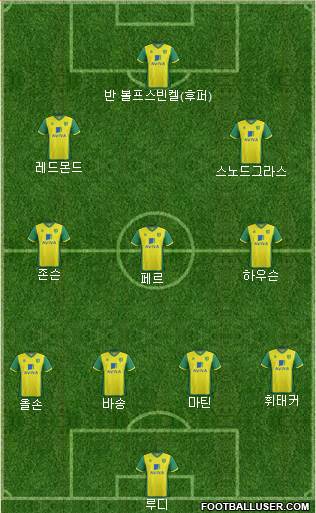 Norwich City Formation 2014