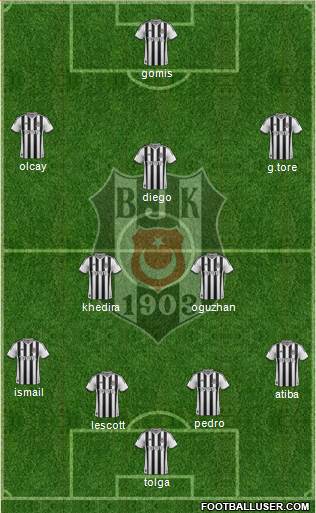 Besiktas JK Formation 2014
