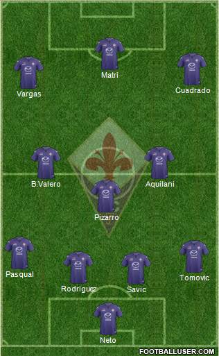 Fiorentina Formation 2014