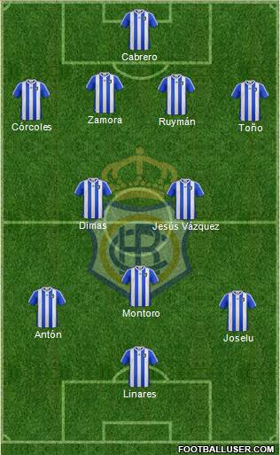 R.C. Recreativo de Huelva S.A.D. Formation 2014