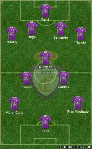 Real Jaén C.F. Formation 2014