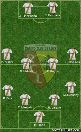 Racing Club de Lens Formation 2014