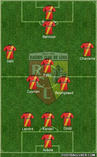 Racing Club de Lens Formation 2014